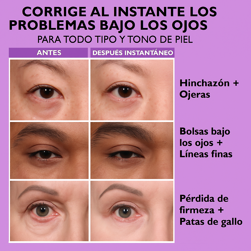 EternalBelle – Crema Reafirmante Instantánea para Ojos | Antiarrugas y Bolsas