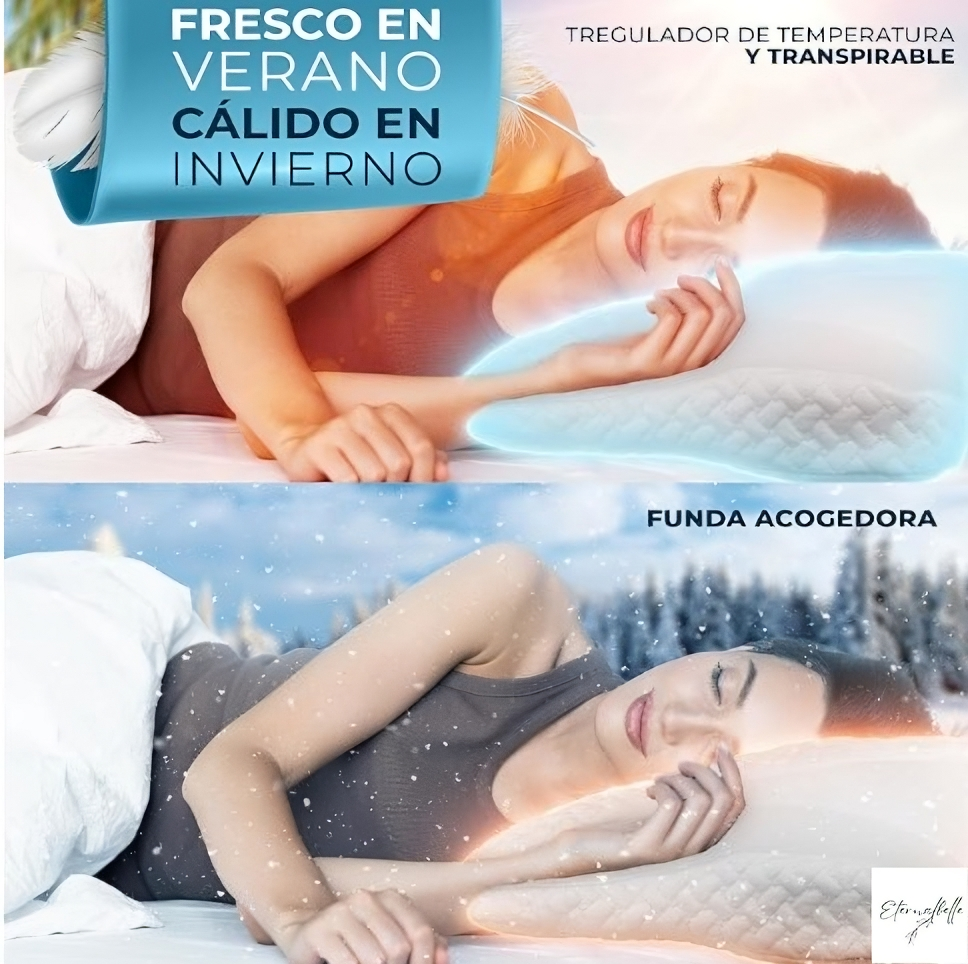 Almohada Ergonómica Ortopédica para un Descanso Sin Dolor