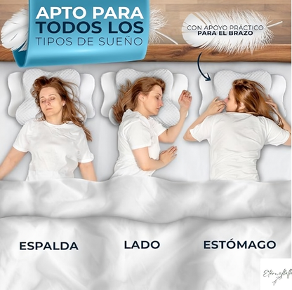 Almohada Ergonómica Ortopédica para un Descanso Sin Dolor