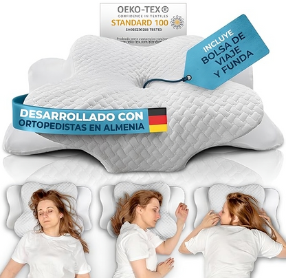 Almohada Ergonómica Ortopédica para un Descanso Sin Dolor